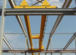 double girder outdoor service crane